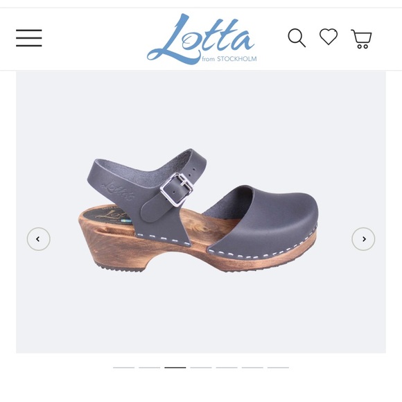 Lotta from Stockholm clogs, size 38, navy blue - Picture 3 of 9